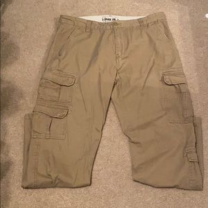 Iron Co khaki cargo pants